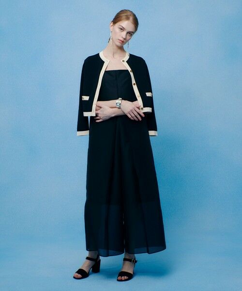 allureville / アルアバイル カーディガン・ボレロ | ◇【LOULOU WILLOUGHBY】バイカラーコンパクトカーディガン | 詳細23