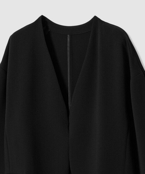 allureville / アルアバイル ノーカラージャケット | 【ATELIER Line】ダブルクロスカラーレスジャケット | 詳細8