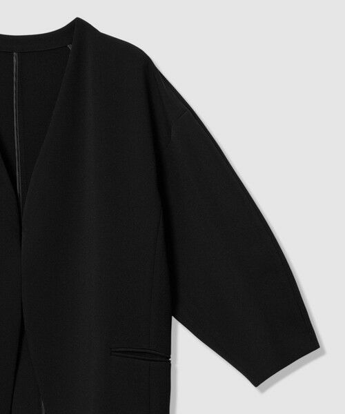 allureville / アルアバイル ノーカラージャケット | 【ATELIER Line】ダブルクロスカラーレスジャケット | 詳細9