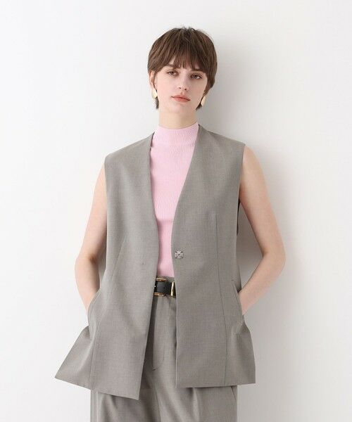 allureville / アルアバイル ベスト | WEB ルミネ別注スリットジレ | 詳細1
