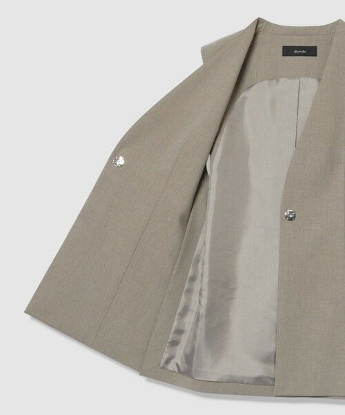 allureville / アルアバイル ベスト | WEB ルミネ別注スリットジレ | 詳細13