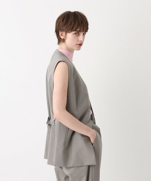 allureville / アルアバイル ベスト | WEB ルミネ別注スリットジレ | 詳細3