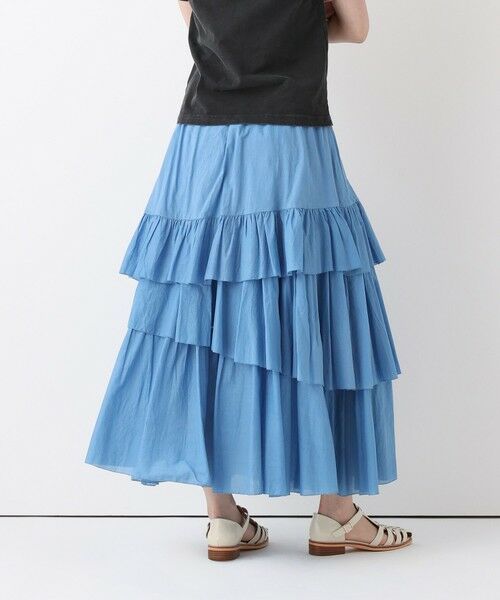 allureville / アルアバイル ミニ・ひざ丈スカート | イレギュラーティアードスカート | 詳細3