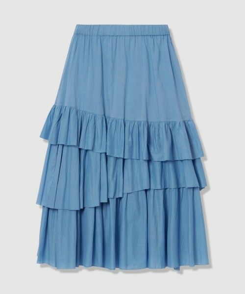 allureville / アルアバイル ミニ・ひざ丈スカート | イレギュラーティアードスカート | 詳細7