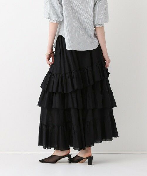 allureville / アルアバイル ミニ・ひざ丈スカート | イレギュラーティアードスカート | 詳細14