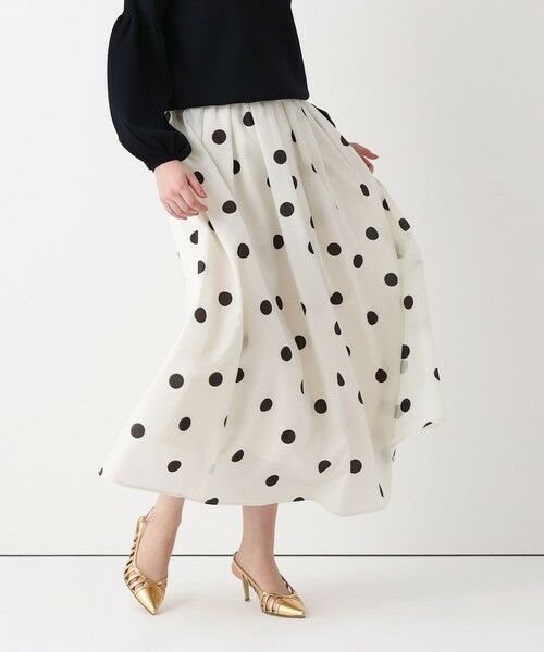 allureville / アルアバイル ミニ・ひざ丈スカート | ポルカドットスカート | 詳細2