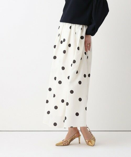 allureville / アルアバイル ミニ・ひざ丈スカート | ポルカドットスカート | 詳細3
