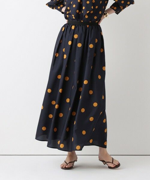 allureville / アルアバイル ミニ・ひざ丈スカート | ポルカドットスカート | 詳細7