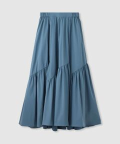 allureville / アルアバイル ロング・マキシ丈スカート | ◇バイヤス切替ギャザースカート