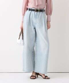 allureville / アルアバイル その他パンツ | ブリーチデニムワイドレッグパンツ