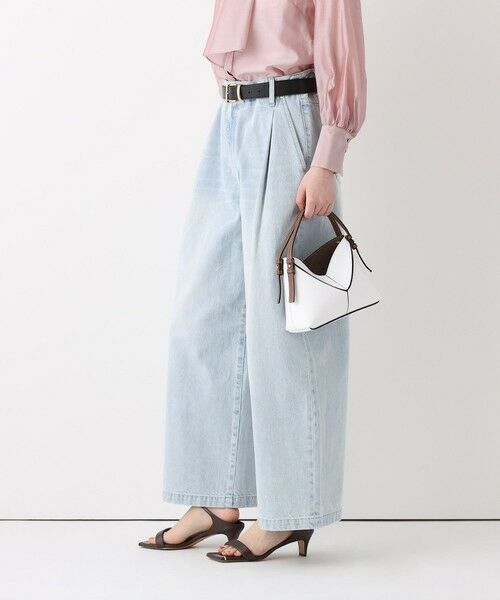allureville / アルアバイル その他パンツ | ブリーチデニムワイドレッグパンツ | 詳細1