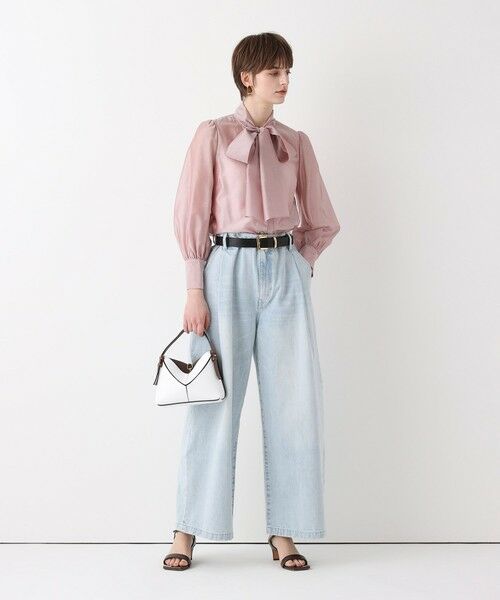 allureville / アルアバイル その他パンツ | ブリーチデニムワイドレッグパンツ | 詳細4