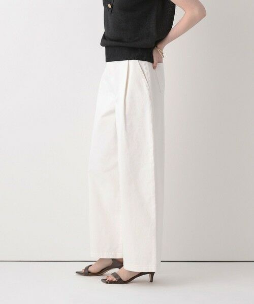 allureville / アルアバイル その他パンツ | ホワイトデニムワイドレッグパンツ | 詳細2