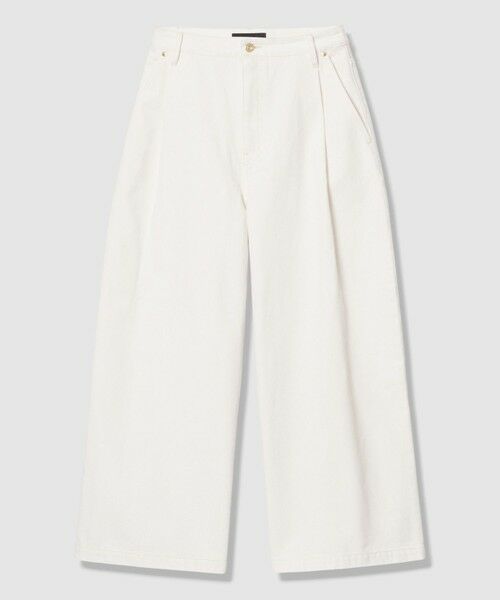 allureville / アルアバイル その他パンツ | ホワイトデニムワイドレッグパンツ | 詳細5