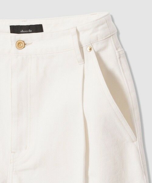 allureville / アルアバイル その他パンツ | ホワイトデニムワイドレッグパンツ | 詳細7