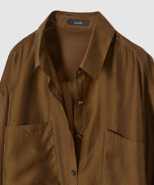 allureville / アルアバイル シャツ・ブラウス | オーガンシアーシャツ | 詳細10