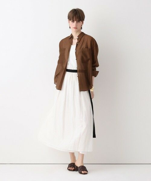 allureville / アルアバイル シャツ・ブラウス | オーガンシアーシャツ | 詳細7