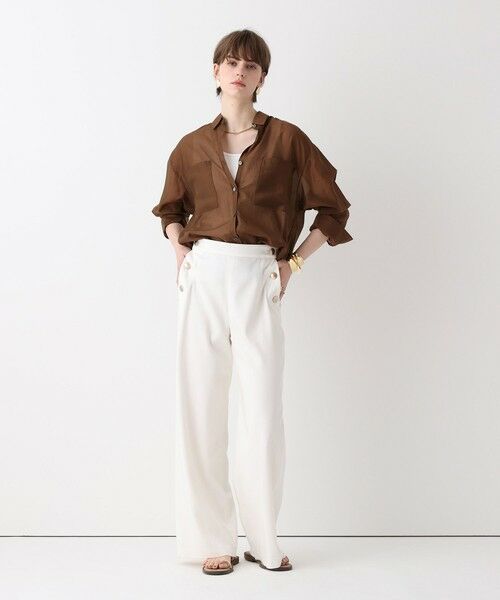 allureville / アルアバイル シャツ・ブラウス | オーガンシアーシャツ | 詳細8