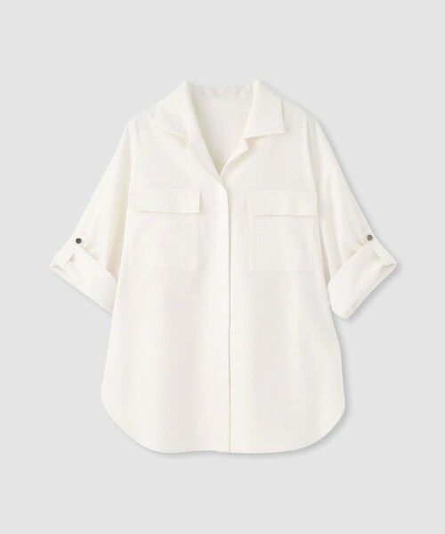 allureville / アルアバイル シャツ・ブラウス | フィブリルターンバックシャツ | 詳細2