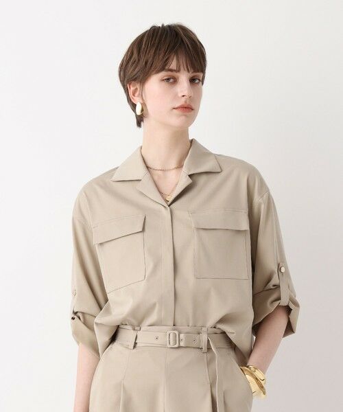 allureville / アルアバイル シャツ・ブラウス | フィブリルターンバックシャツ | 詳細1