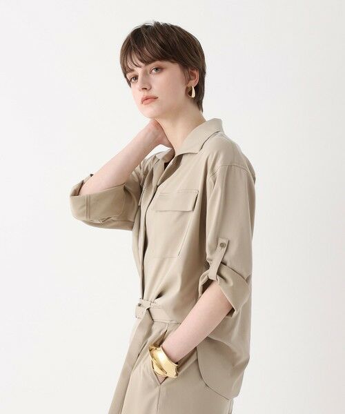 allureville / アルアバイル シャツ・ブラウス | フィブリルターンバックシャツ | 詳細2