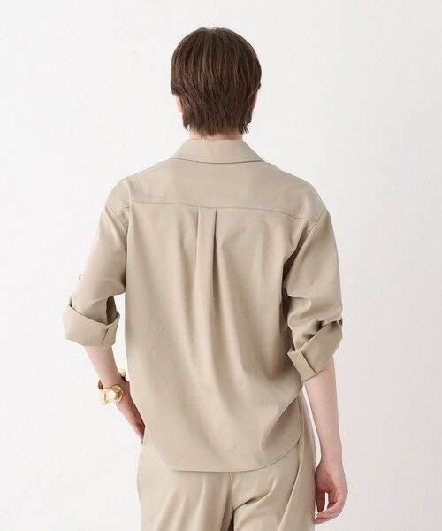 allureville / アルアバイル シャツ・ブラウス | フィブリルターンバックシャツ | 詳細4