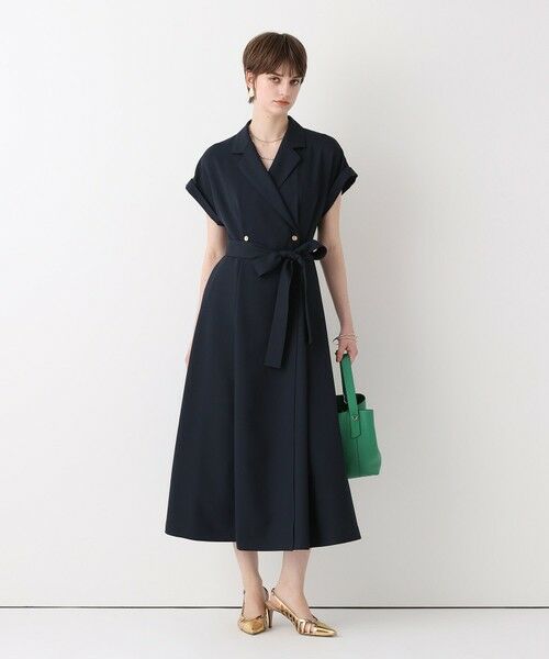 allureville / アルアバイル ロング・マキシ丈ワンピース | フレンチスリーブラップワンピース | 詳細13