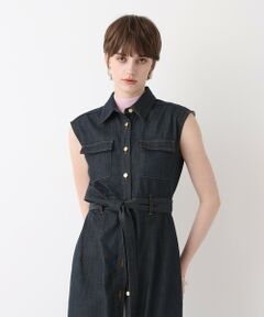 allureville / アルアバイル ロング・マキシ丈ワンピース | シャンブレーデニムライクワンピース