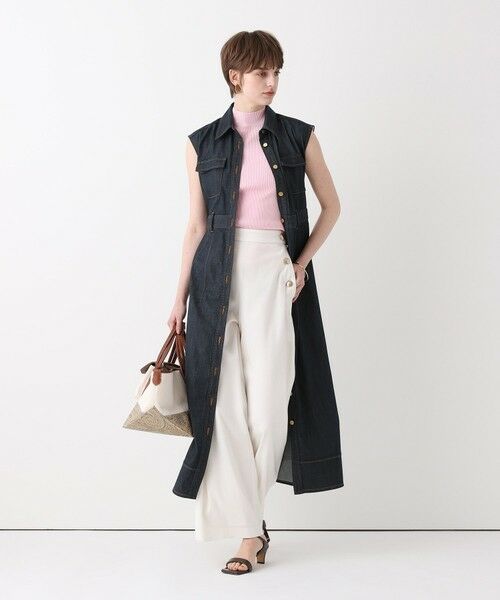 allureville / アルアバイル ロング・マキシ丈ワンピース | シャンブレーデニムライクワンピース | 詳細1