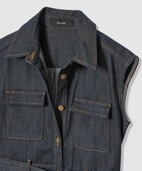 allureville / アルアバイル ロング・マキシ丈ワンピース | シャンブレーデニムライクワンピース | 詳細10