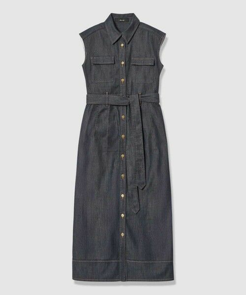 allureville / アルアバイル ロング・マキシ丈ワンピース | シャンブレーデニムライクワンピース | 詳細6
