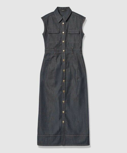 allureville / アルアバイル ロング・マキシ丈ワンピース | シャンブレーデニムライクワンピース | 詳細8