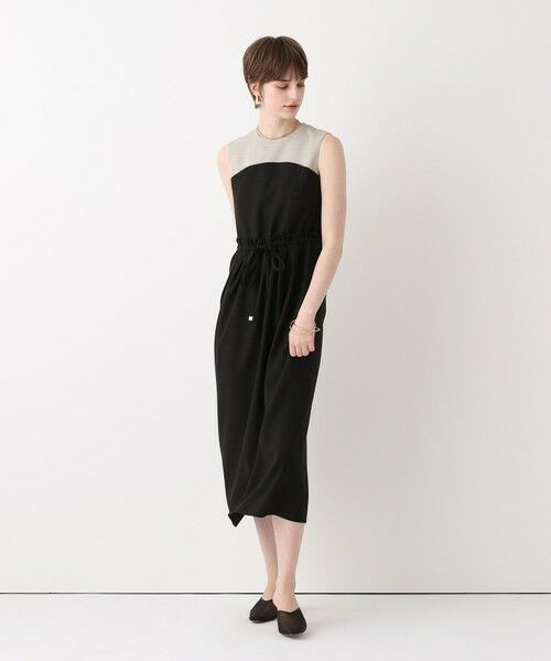 allureville / アルアバイル ロング・マキシ丈ワンピース | 切替ドロストＩラインワンピース | 詳細2