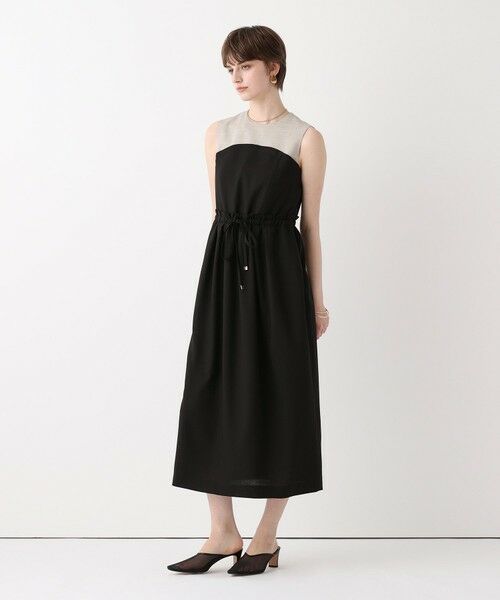 allureville / アルアバイル ロング・マキシ丈ワンピース | 切替ドロストＩラインワンピース | 詳細3