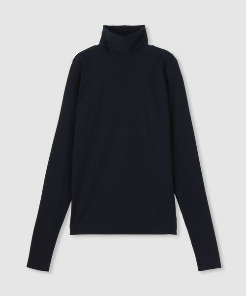 allureville / アルアバイル カットソー | 強撚フライスタートルプルオーバー（ネイビー (65)）