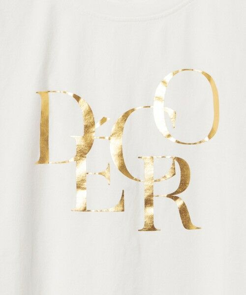 allureville / アルアバイル Tシャツ | DECOR箔ロゴTシャツ | 詳細3