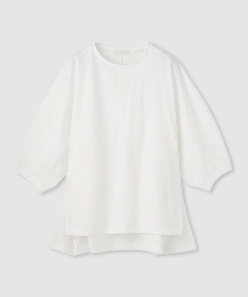 allureville / アルアバイル カットソー | 【ATELIER Line】クルーコクーンT-シャツIRT（ホワイト (01)）