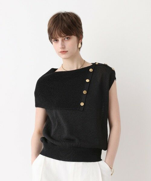 allureville / アルアバイル ニット・セーター | ケープカラープルオーバー | 詳細1