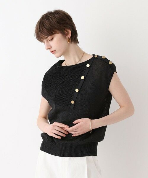 allureville / アルアバイル ニット・セーター | ケープカラープルオーバー | 詳細2