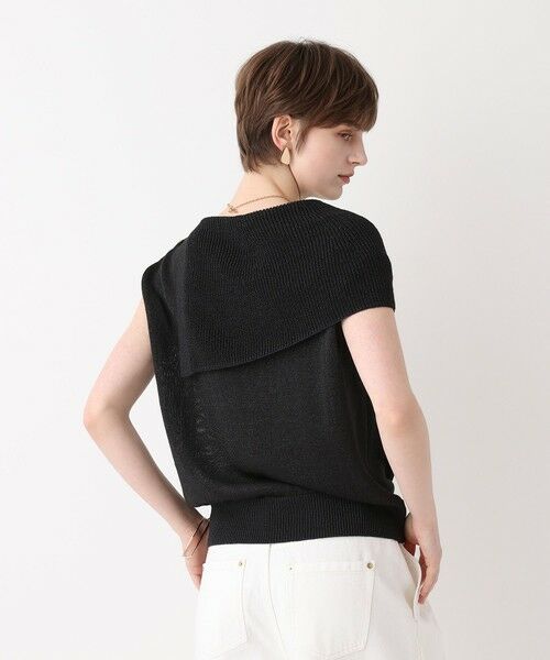 allureville / アルアバイル ニット・セーター | ケープカラープルオーバー | 詳細4