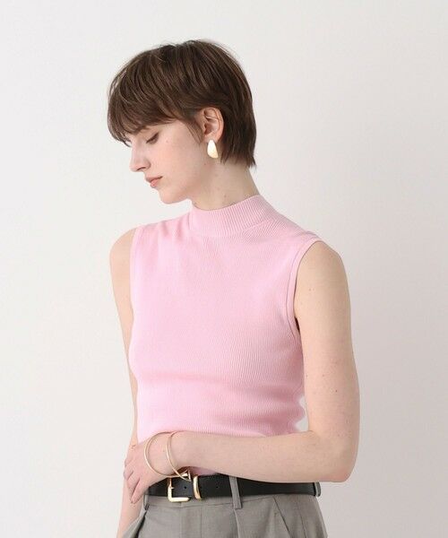 allureville / アルアバイル ニット・セーター | バック釦ディティールプルオーバー（ライトピンク (42)）