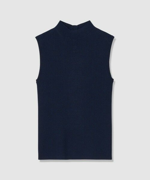 allureville / アルアバイル ニット・セーター | バック釦ディティールプルオーバー（ネイビー (65)）