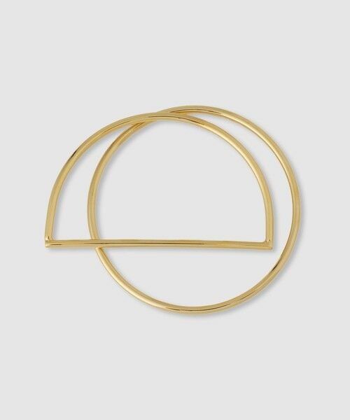 allureville / アルアバイル ブレスレット・バングル | セミサークルコンビバングル（ゴールド (30)）