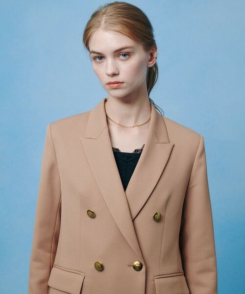 allureville / アルアバイル テーラードジャケット | 【LOULOU WILLOUGHBY】ポリドビーダブルジャケット | 詳細1