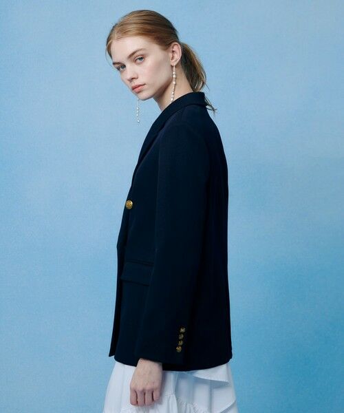 allureville / アルアバイル テーラードジャケット | 【LOULOU WILLOUGHBY】ポリドビーダブルジャケット | 詳細12