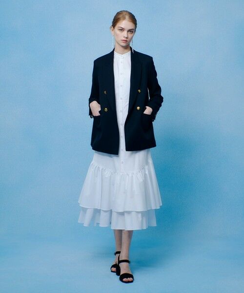 allureville / アルアバイル テーラードジャケット | 【LOULOU WILLOUGHBY】ポリドビーダブルジャケット | 詳細15