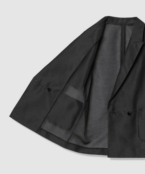 allureville / アルアバイル テーラードジャケット | 【LOULOU WILLOUGHBY】スパンオーガンハーフスリーブジャケット | 詳細11