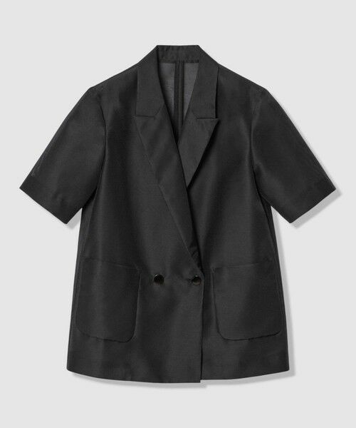 allureville / アルアバイル テーラードジャケット | 【LOULOU WILLOUGHBY】スパンオーガンハーフスリーブジャケット | 詳細5
