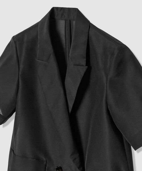 allureville / アルアバイル テーラードジャケット | 【LOULOU WILLOUGHBY】スパンオーガンハーフスリーブジャケット | 詳細7