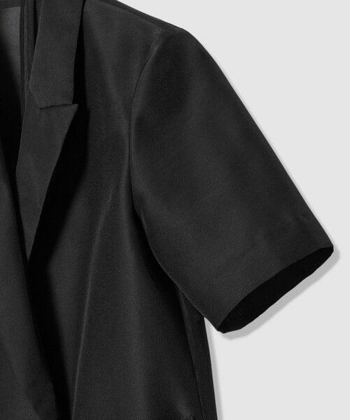 allureville / アルアバイル テーラードジャケット | 【LOULOU WILLOUGHBY】スパンオーガンハーフスリーブジャケット | 詳細8